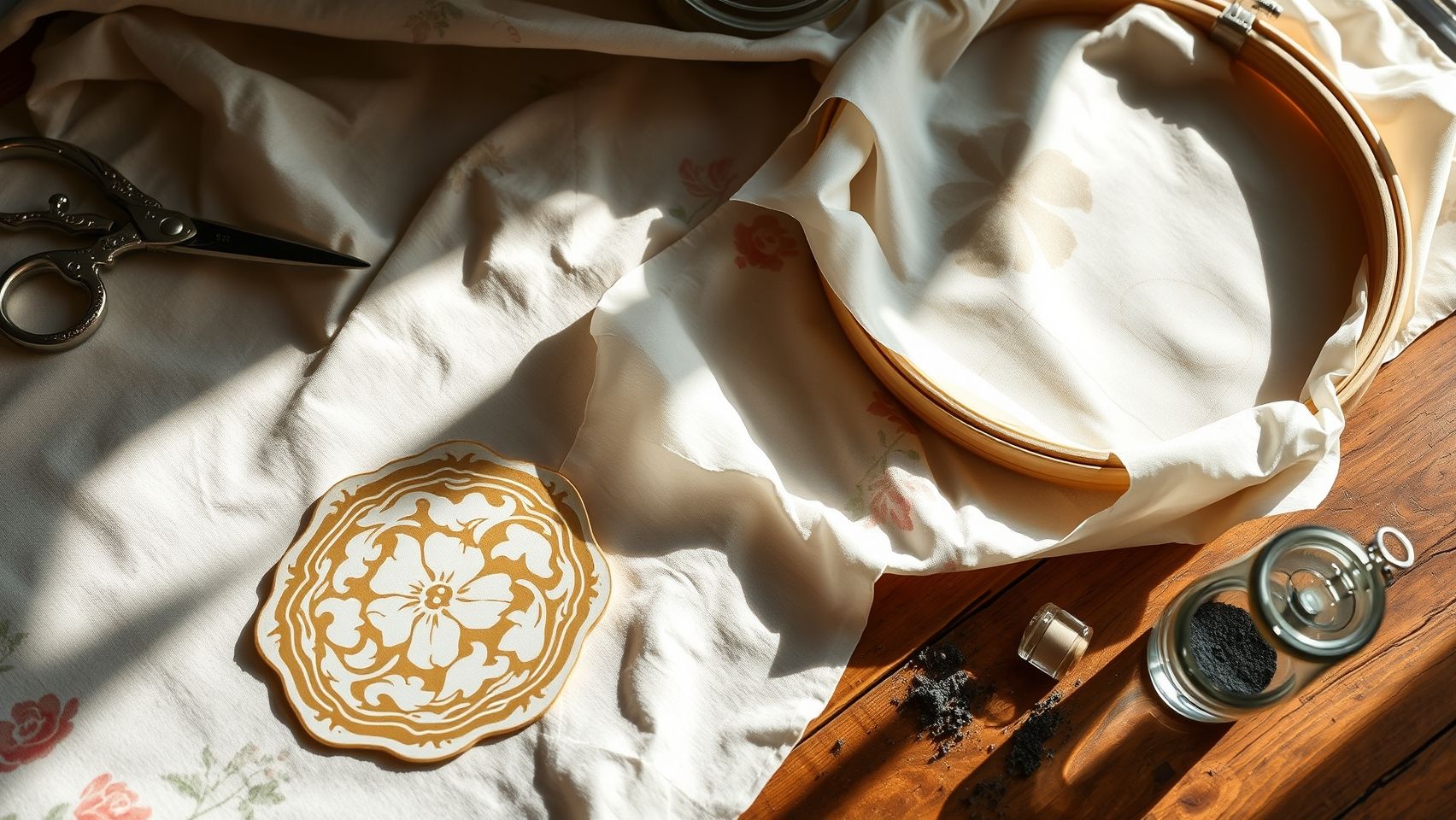 Step-by-Step Guide to Transferring Floral Patterns onto Fabric