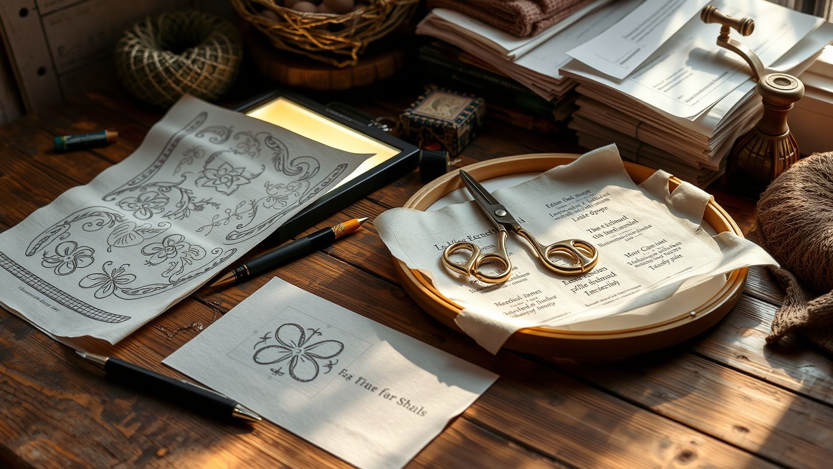 Step-by-Step: Transferring Patterns and Planning Your Embroidery
