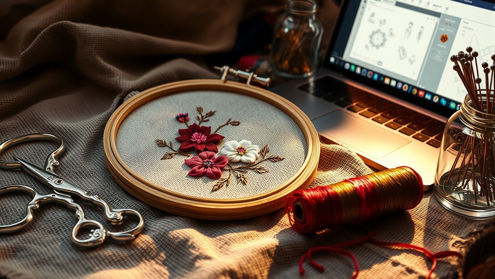Step-by-step guide to creating embroidery patterns with SophieSew