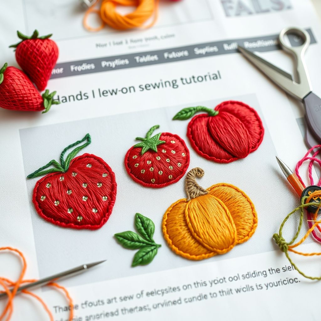 Stitching Techniques for Realistic Fruits and Vegetables