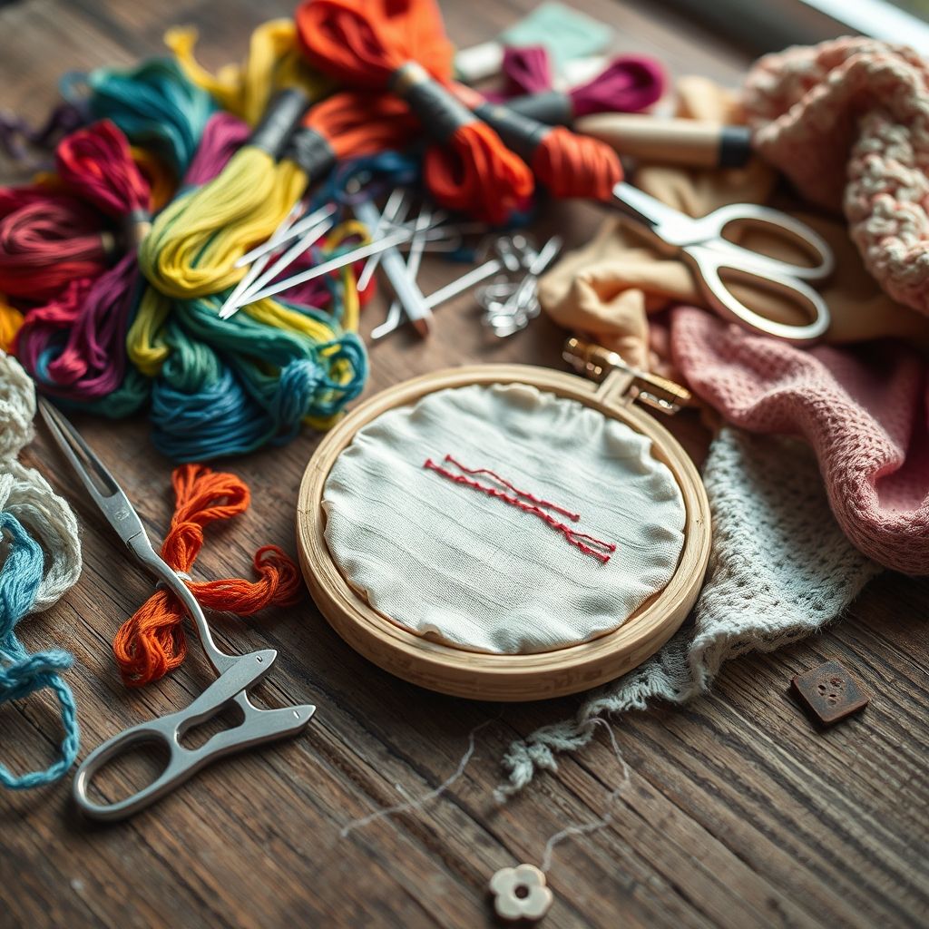 The Basic Stitches and Materials