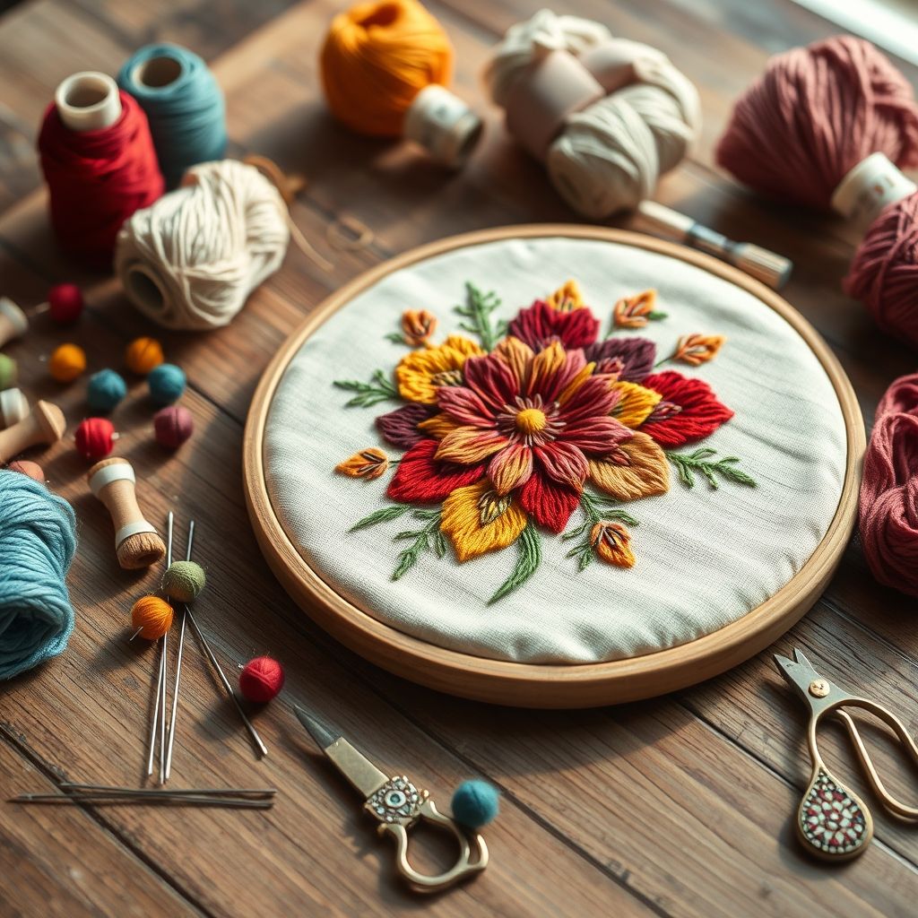 Tips for Successful Wool Thread Embroidery