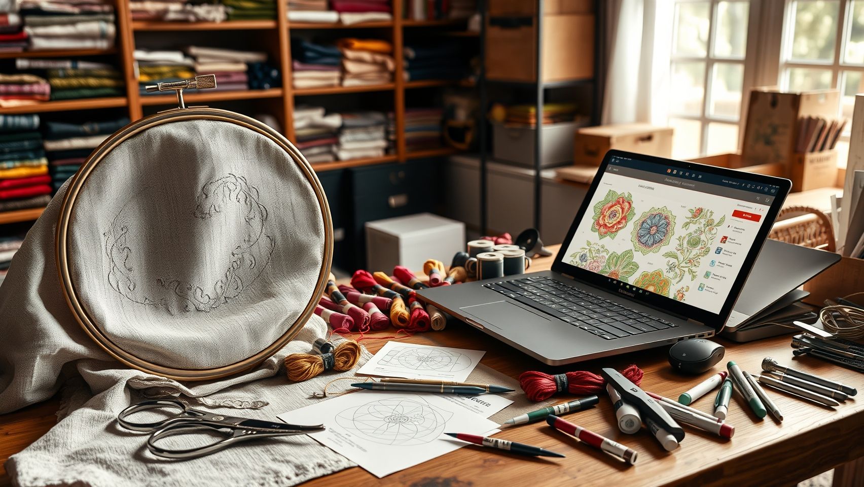 Tools, accessories, and software to optimize embroidery projects