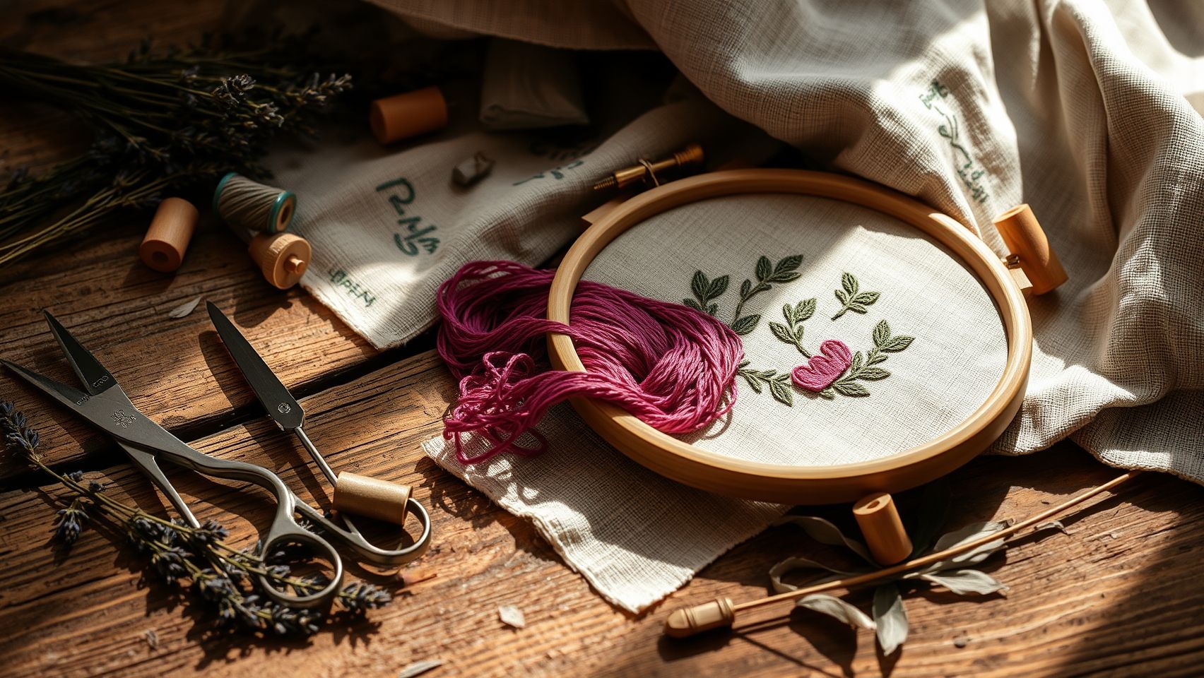 Tools and Accessories for Sustainable and Personalized Embroidery