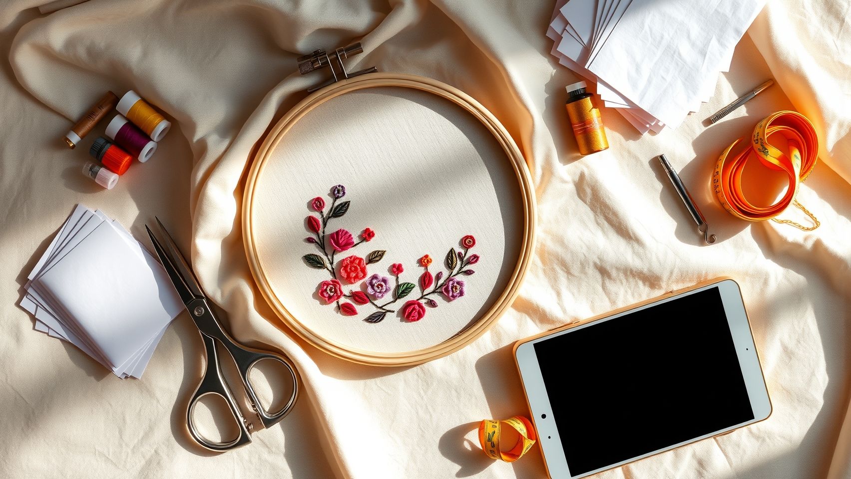 Tools and equipment to get started with free embroidery digitizing