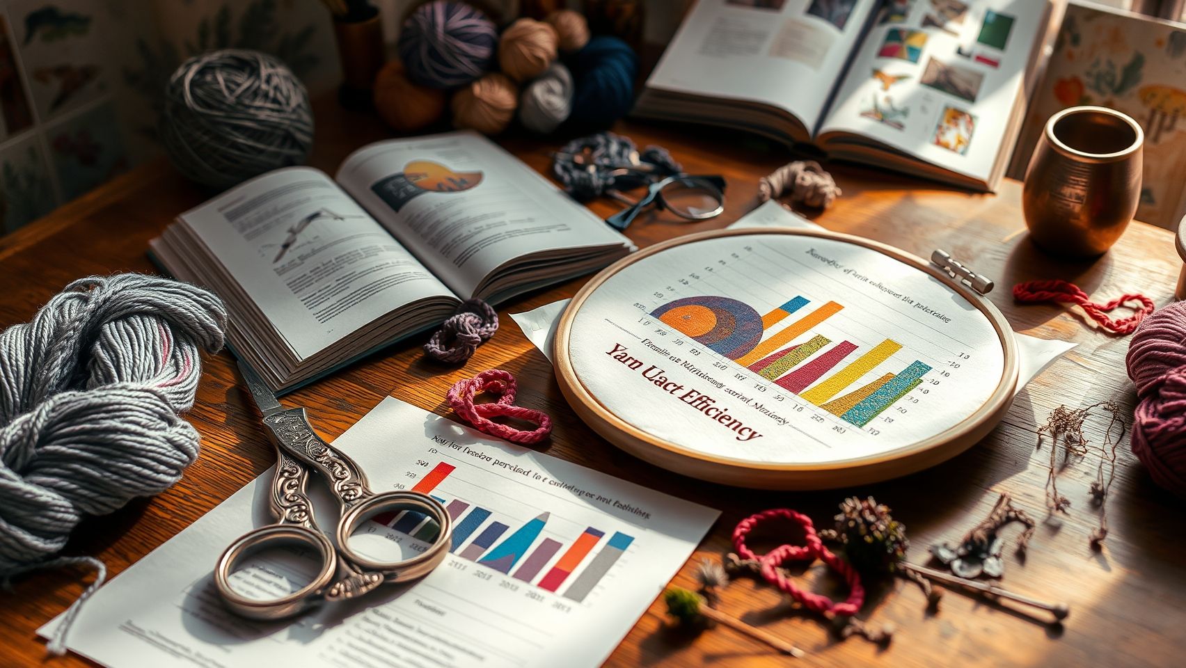 Using Visual Data and Charts to Plan Yarn-Efficient Projects