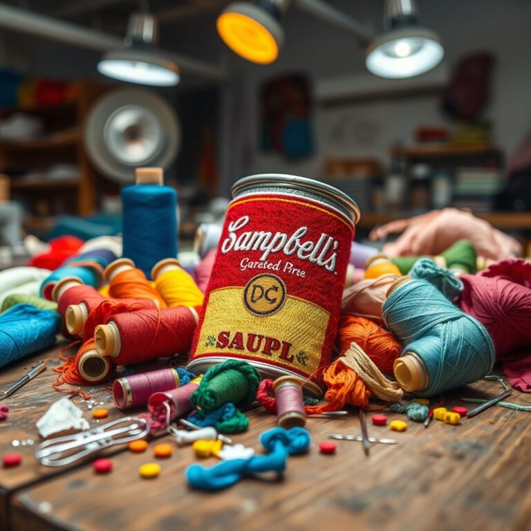 Pop Art Embroidery? Oh Yeah, That’s a Thing!