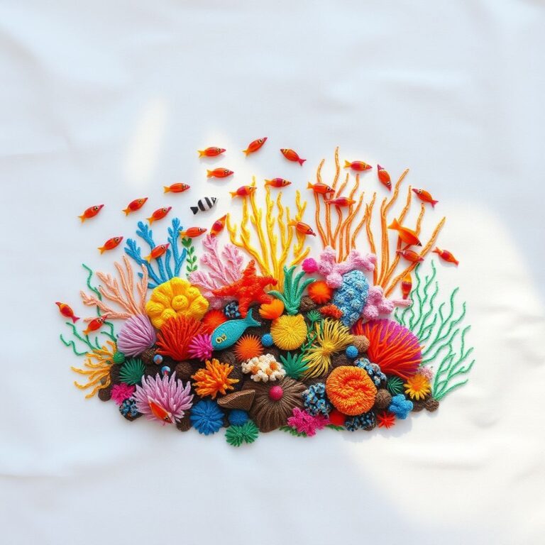 Coral Reefs Get the Embroidery Treatment?