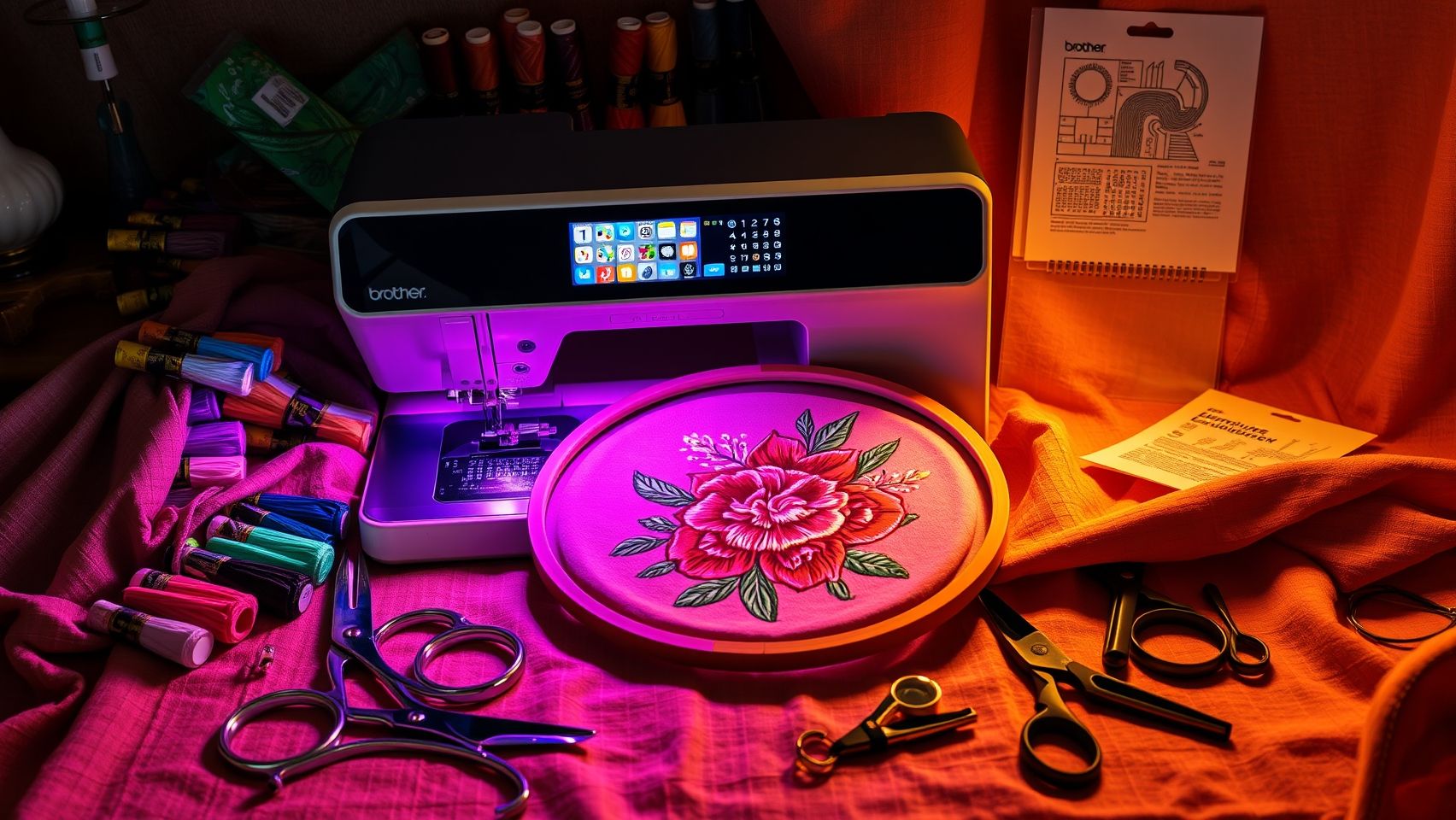 Best Tools and Accessories to Enhance Your Brother NV1800Q Embroidery Experience