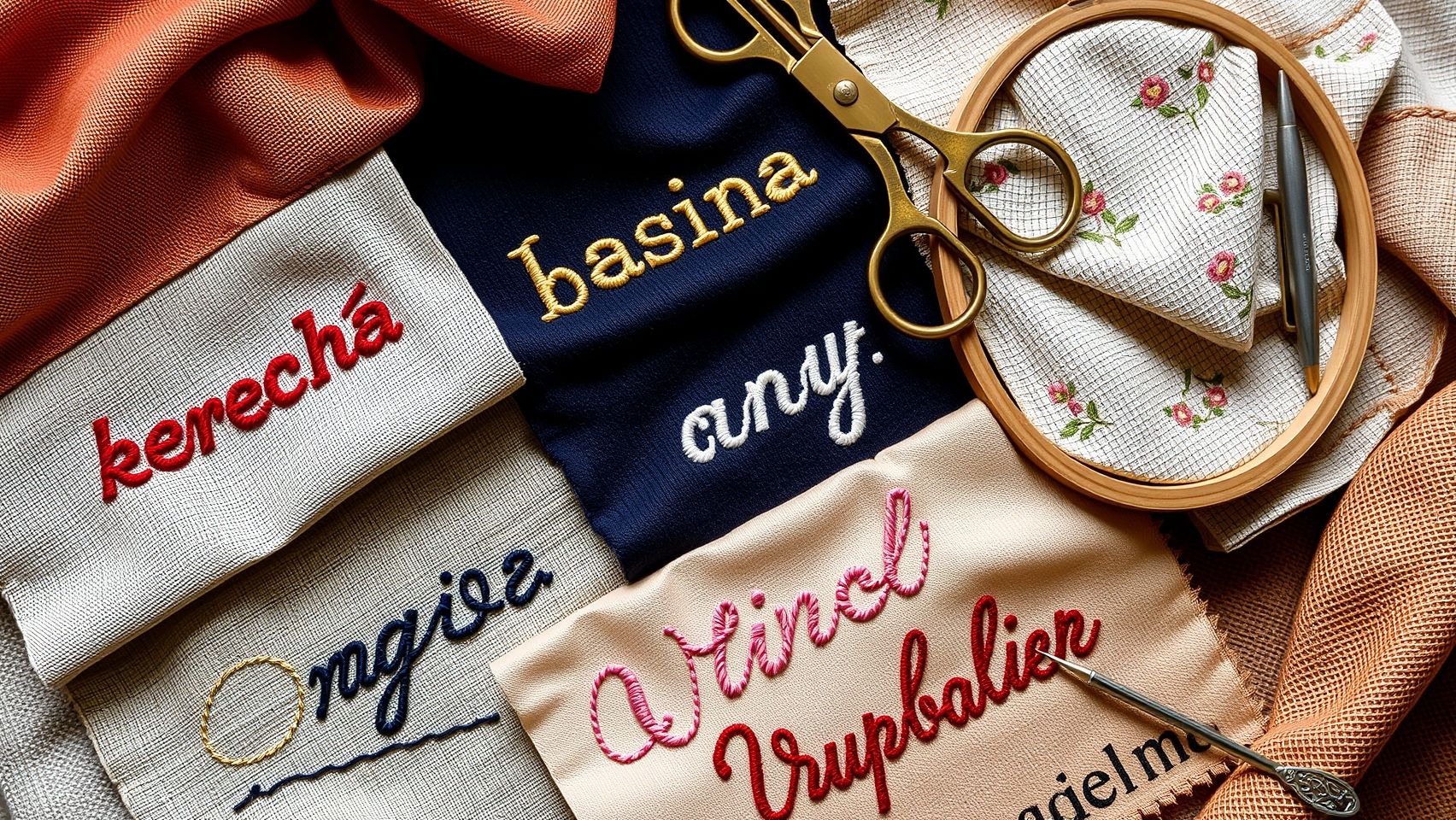 Comparison of Popular Embroidery Fonts and Their Suitability