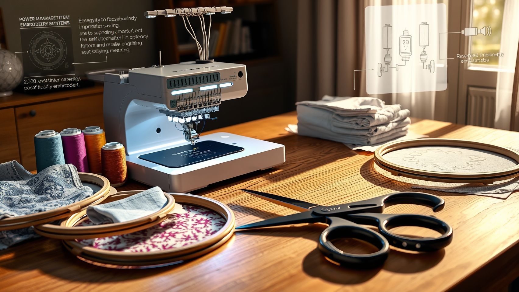 Cost-Saving Strategies for Embroidery Power Management