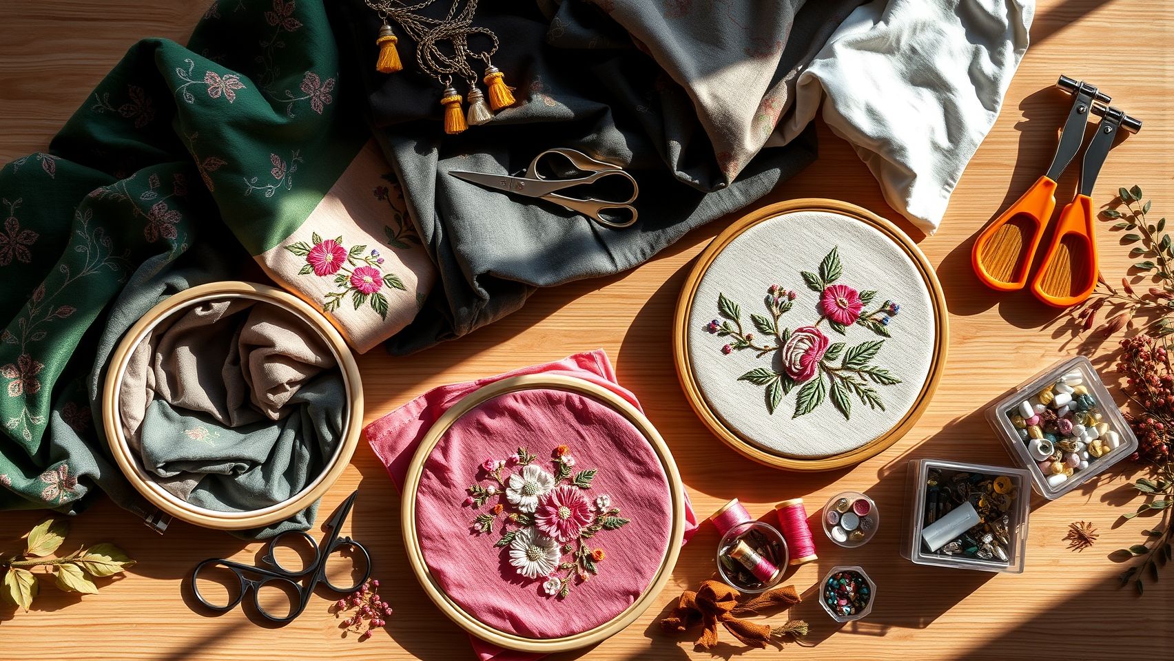 Equipment and Supplies for Trendy Seasonal Embroidery in 2025