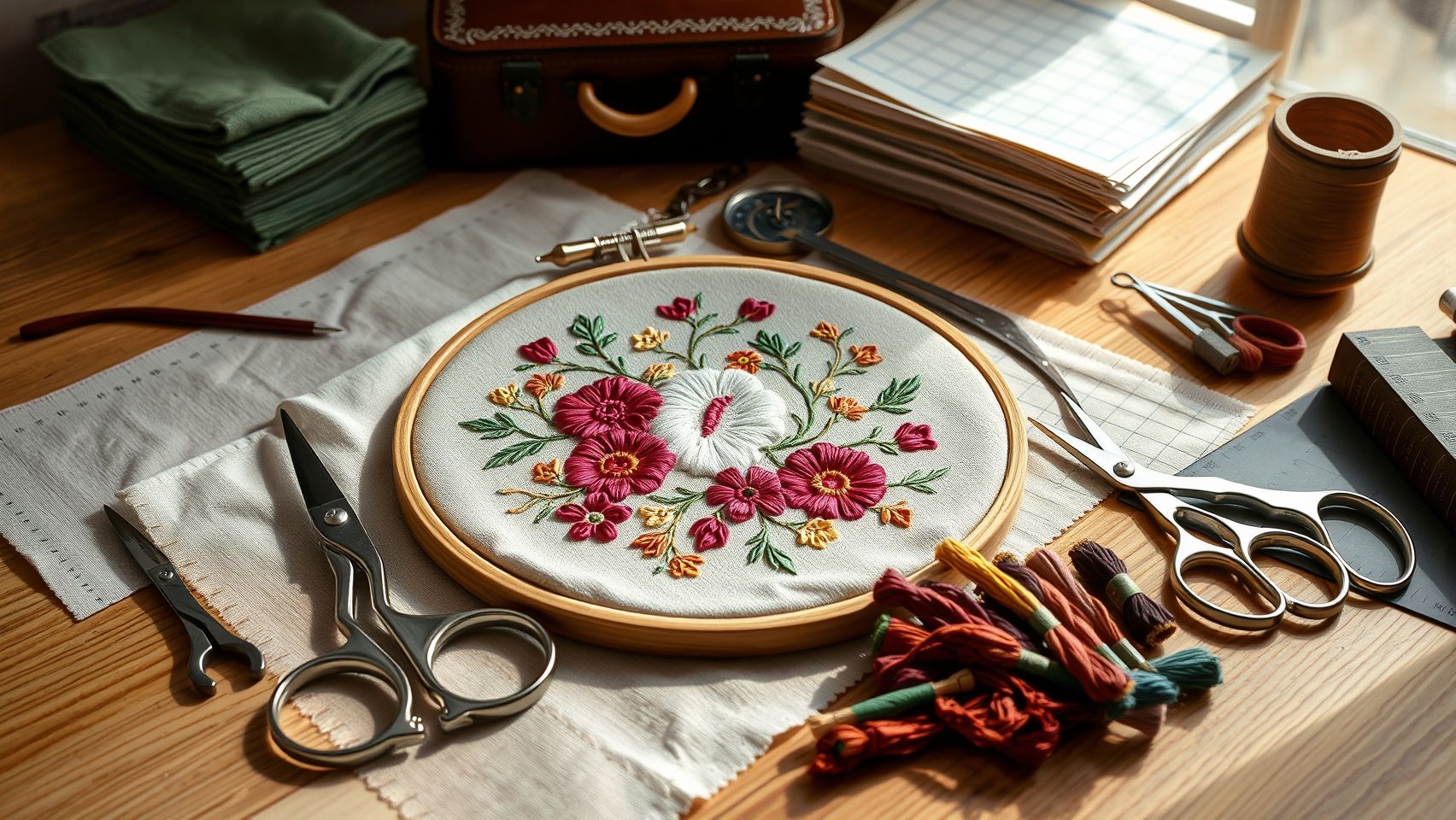Essential Tools and Materials for Embroidery Success with XL580