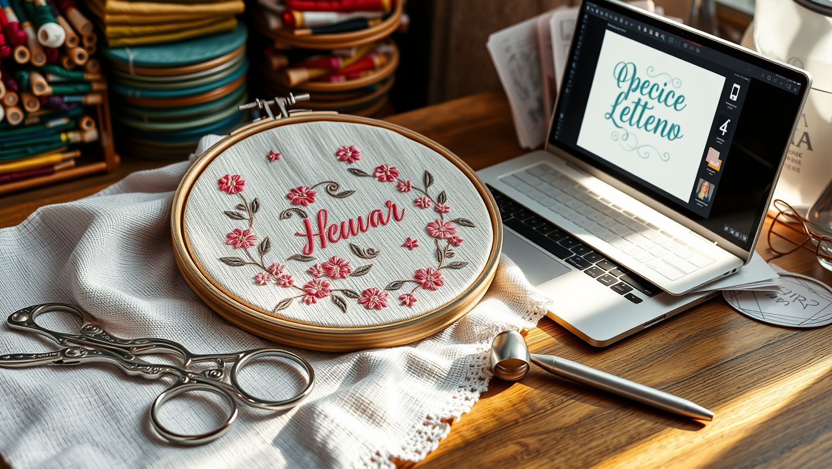 Essential Tools and Software for Embroidery Lettering