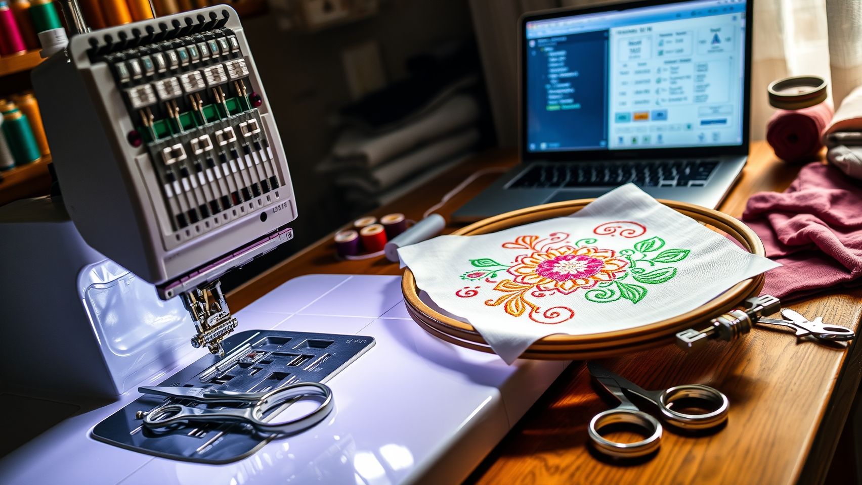 Step-by-Step Guide to Running Embroidery Machine Diagnostics with Software