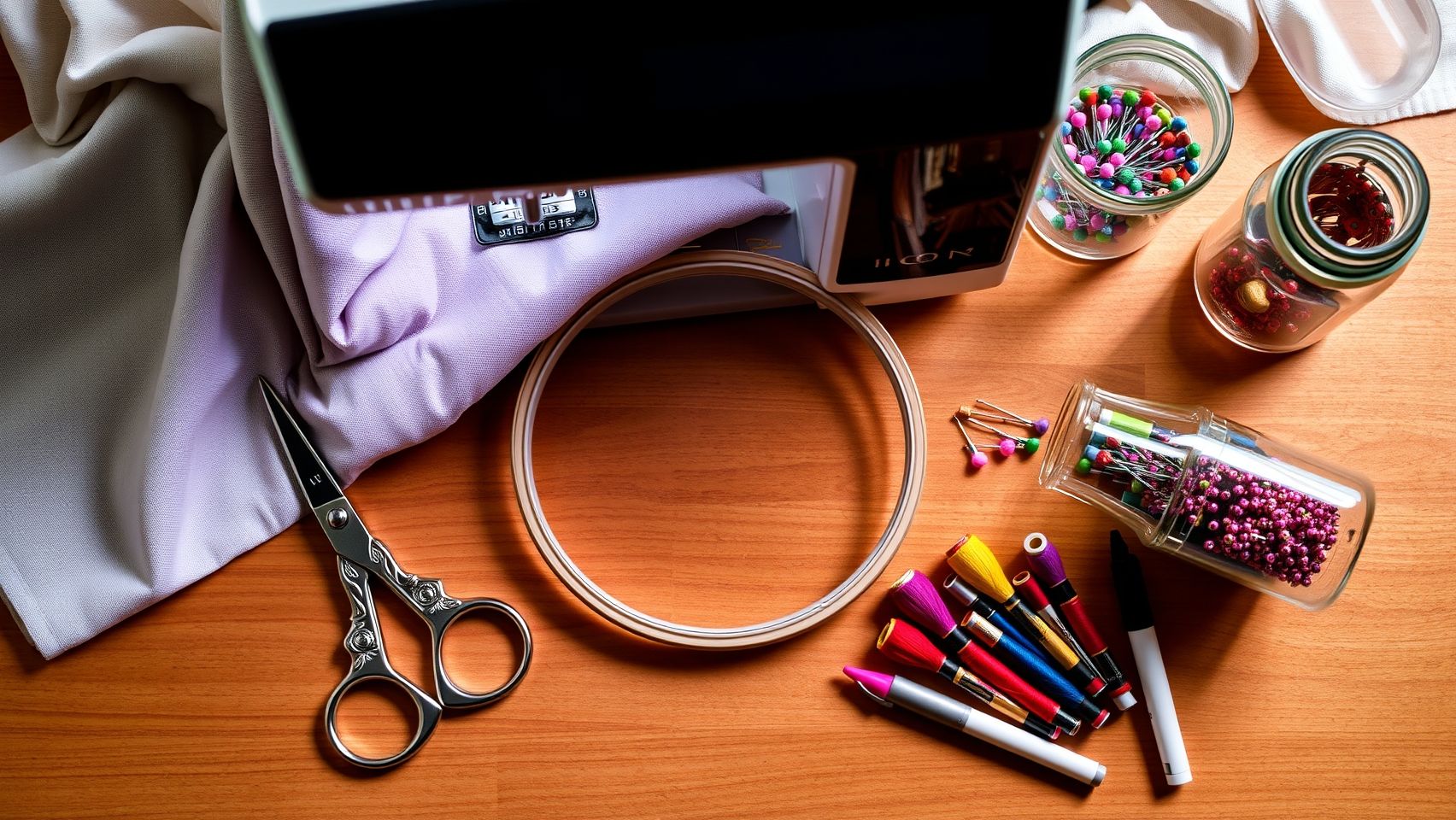 Step-by-Step: Setting Up Your Embroidery Machine with Essential Accessories