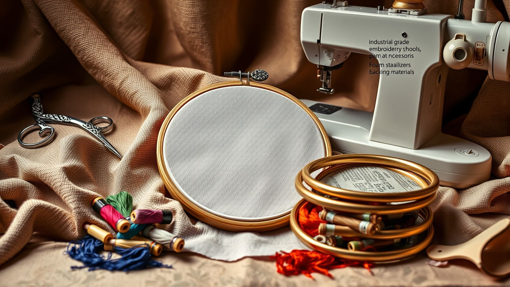Tools and Equipment for Optimal Embroidery Backing Support