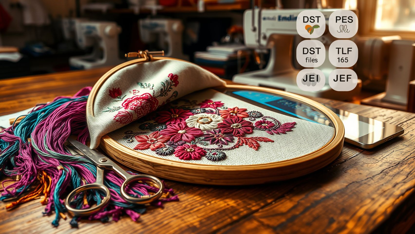Understanding Embroidery File Formats: DST, PES, JEF & More