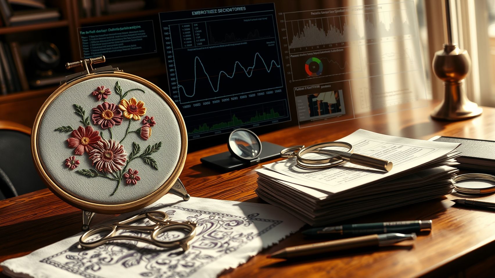 Using Monitoring Tools to Detect Unauthorized Embroidery Design Use