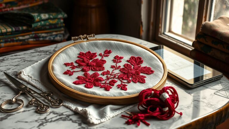 Reviving Redwork Embroidery with Modern Patterns in 2025