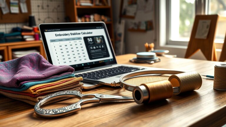 How to Use a Machine Embroidery Stabilizer Calculator for Perfect Projects