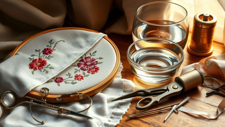 Guide to Dissolving Water Soluble Stabilizer in Embroidery Projects