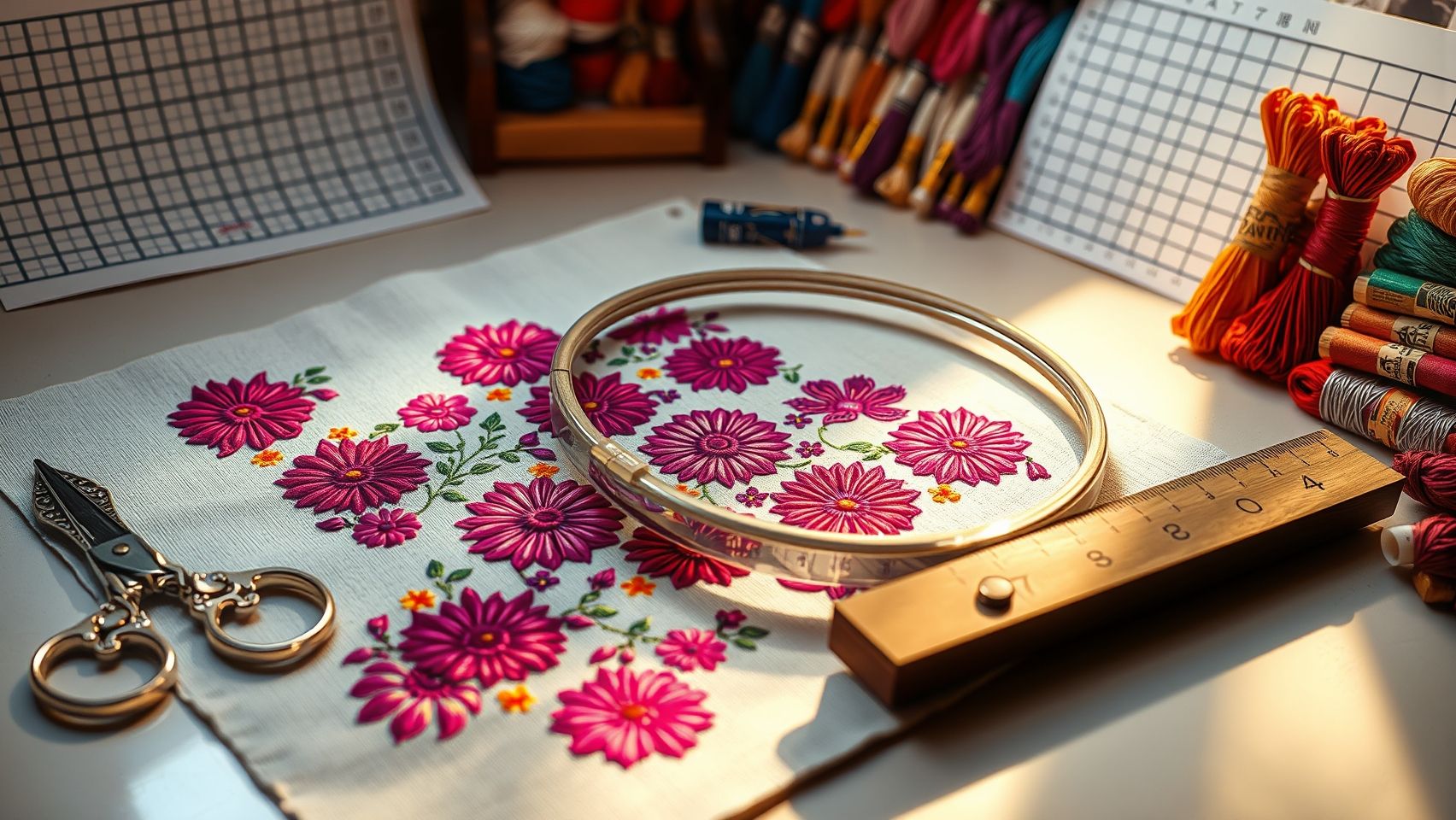 Implementing Pattern Repeats and Alignment Techniques for Seamless Embroidery