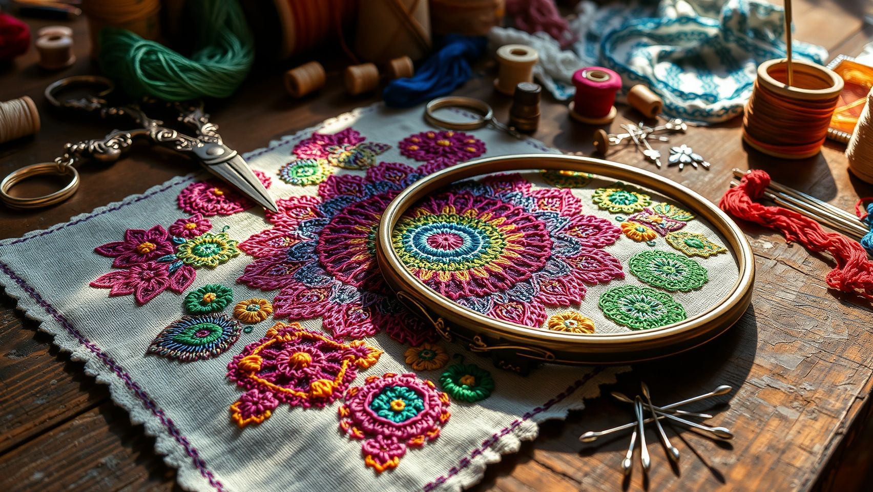 Implementing and Reviewing Cultural Embroidery Projects