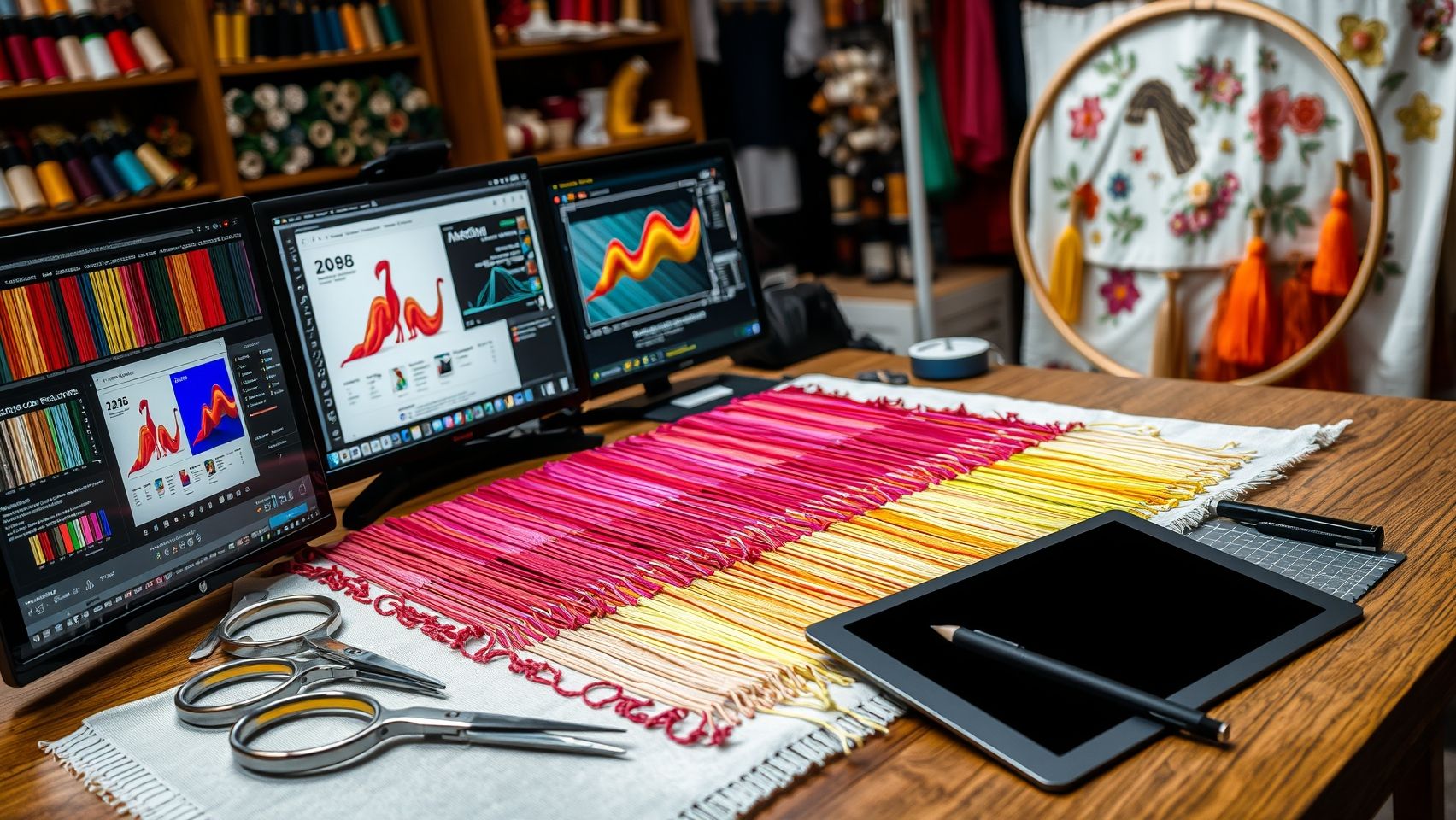 Step-by-Step Digital Color Separation for Embroidery