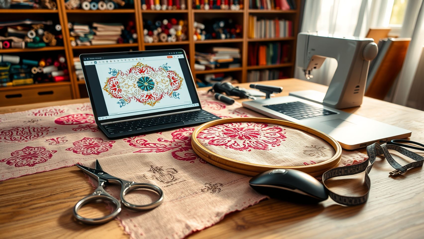 Step-by-Step: Using Automatic Symmetry Tools in Embroidery Software