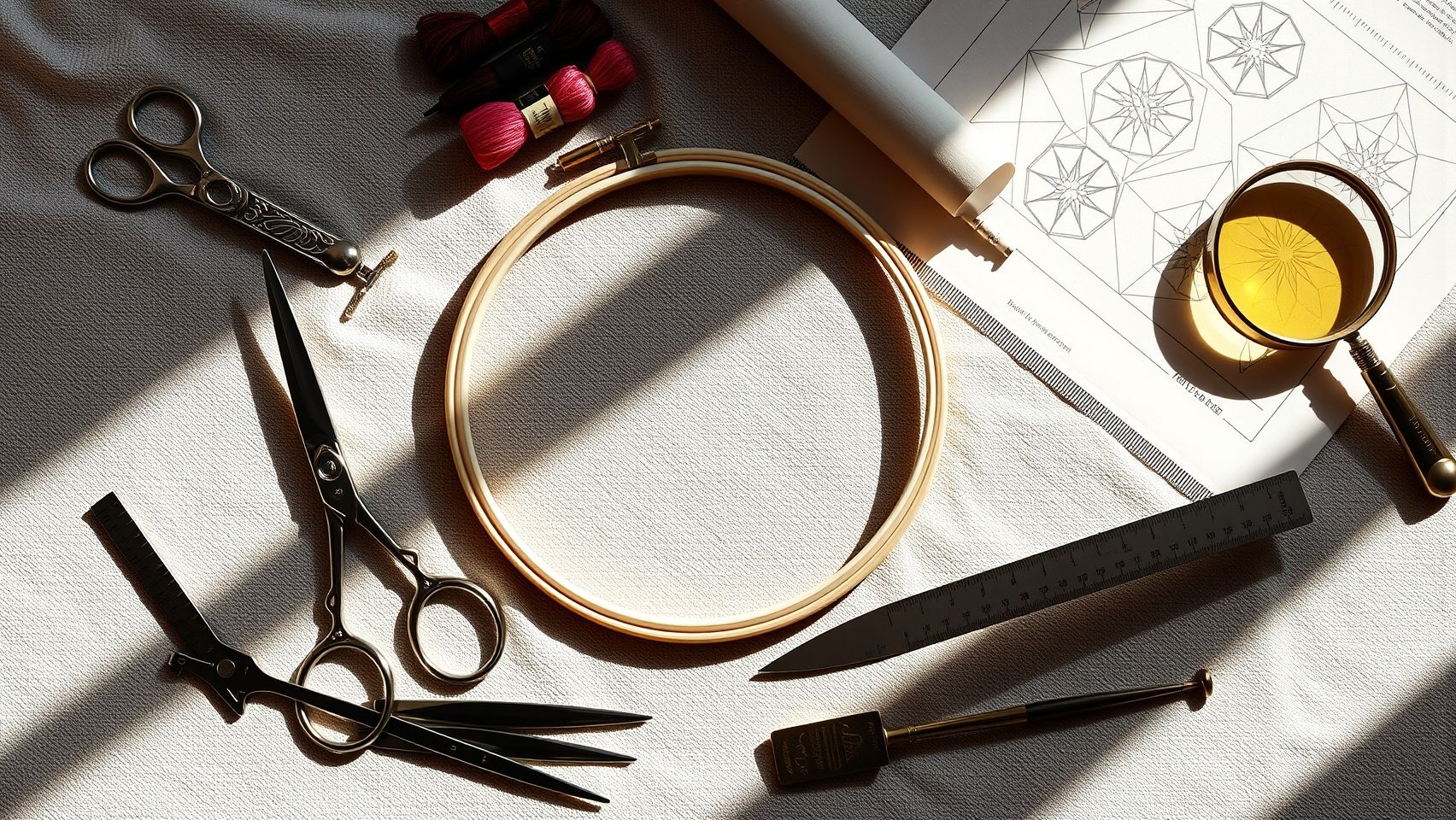 Tools & Equipment to Achieve Perfect Symmetry in Embroidery