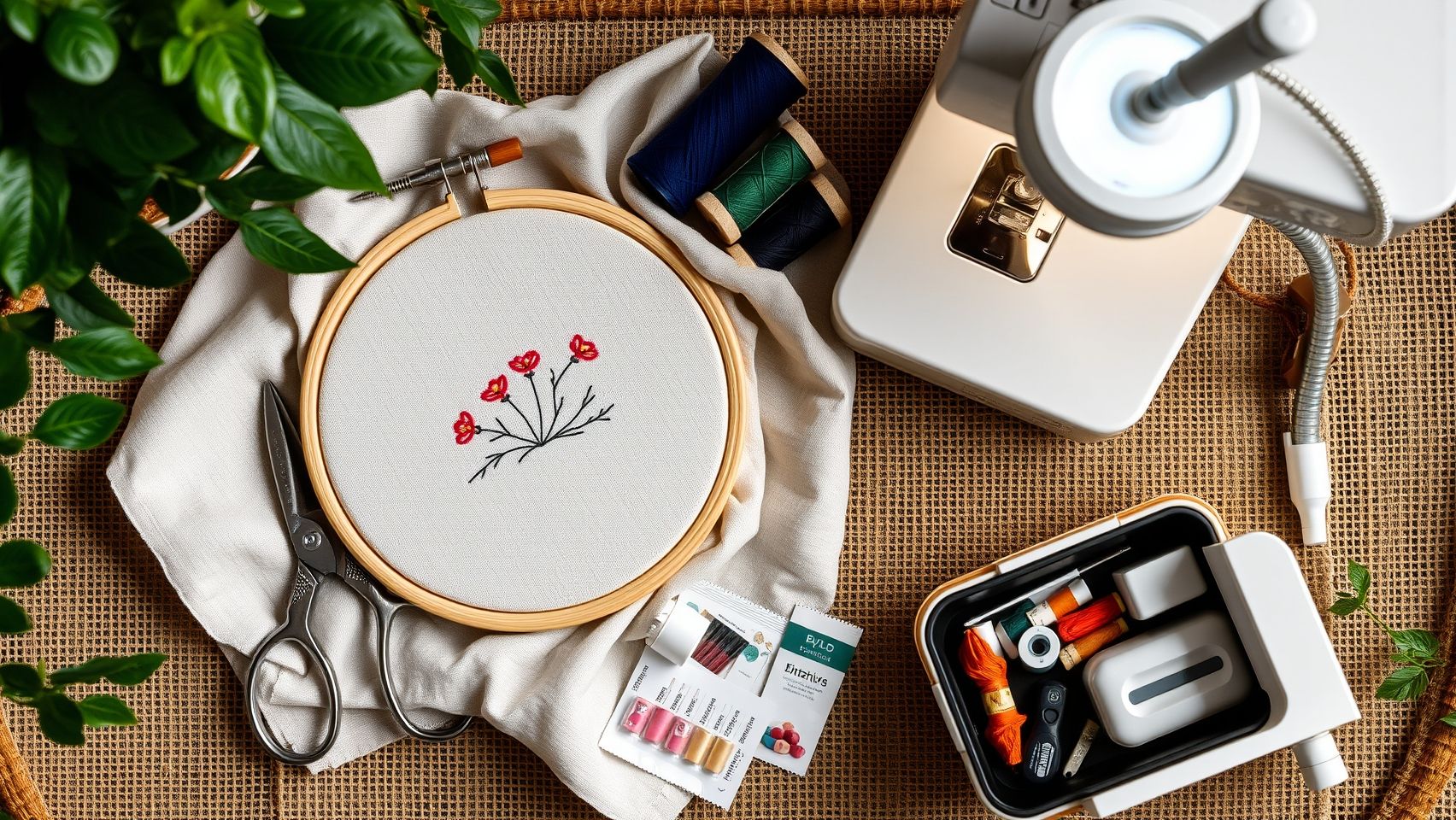 Tools and Equipment for Energy-Efficient Embroidery