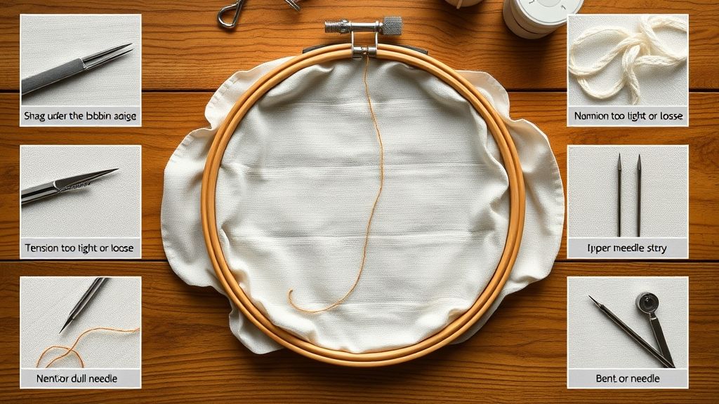 Eight common causes of thread breaks and fixes