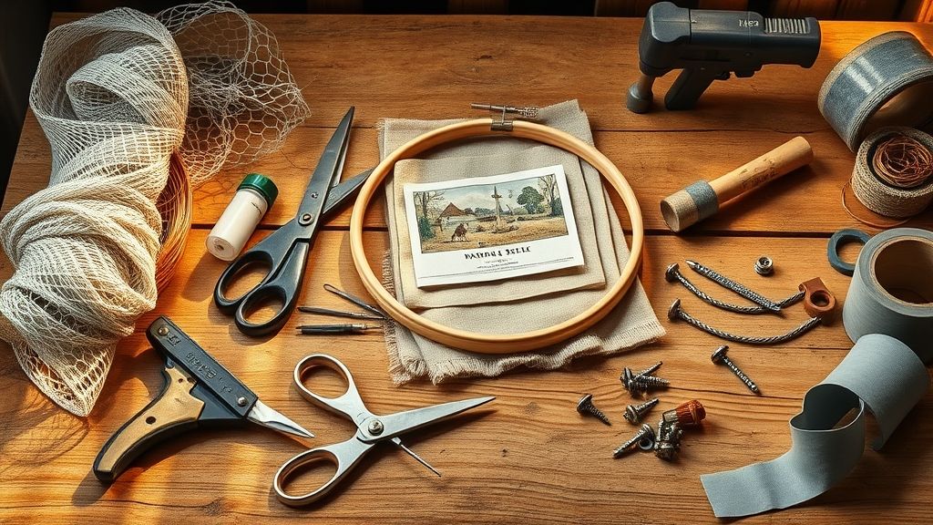 Essential tools and supplies for nest prevention and salvage