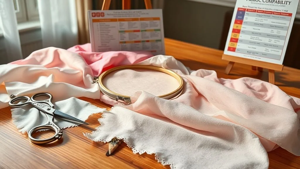 Fabric Compatibility Chart for Heat-Away Stabilizers