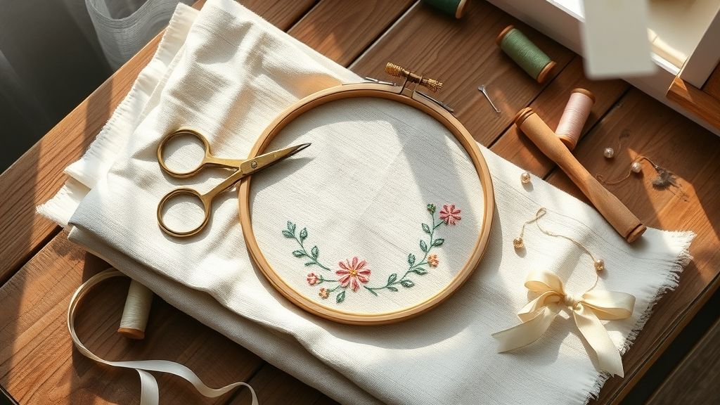 Finish and Maintain Embroidered Towels