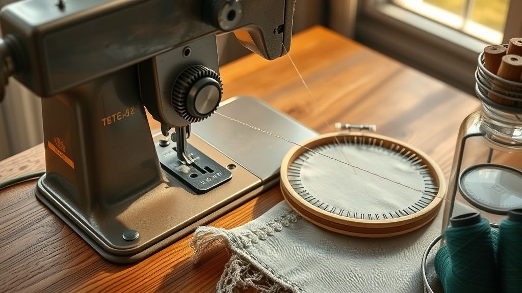 Adjusting tension and selecting needles for even stitches