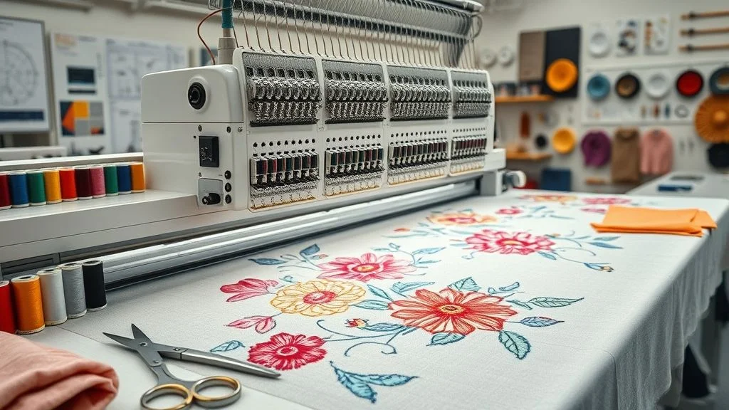 Key Features & Research Insights on Embroidery Machines for Large Designs