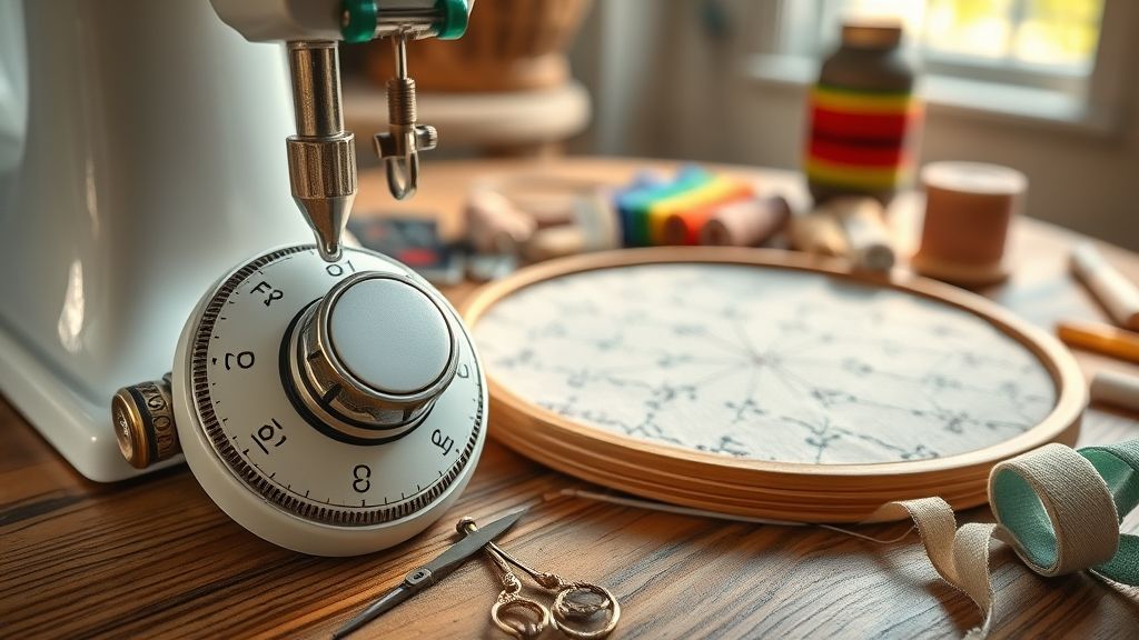Set Machine Tension and Stitch Density