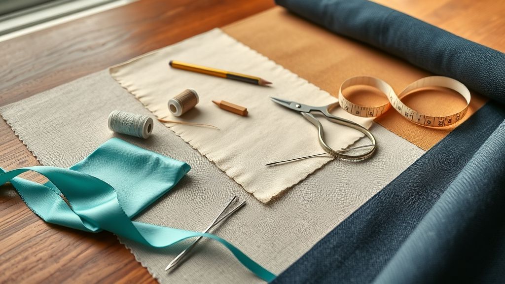 Step-by-step needle and thread selection by fabric