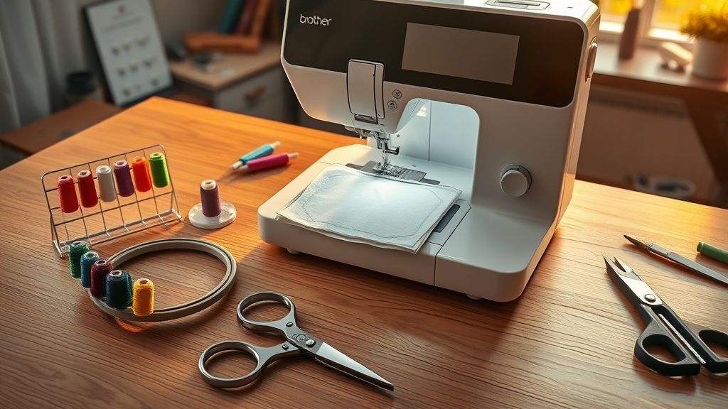 Step by step: setting up the Brother SE600 for your first embroidery