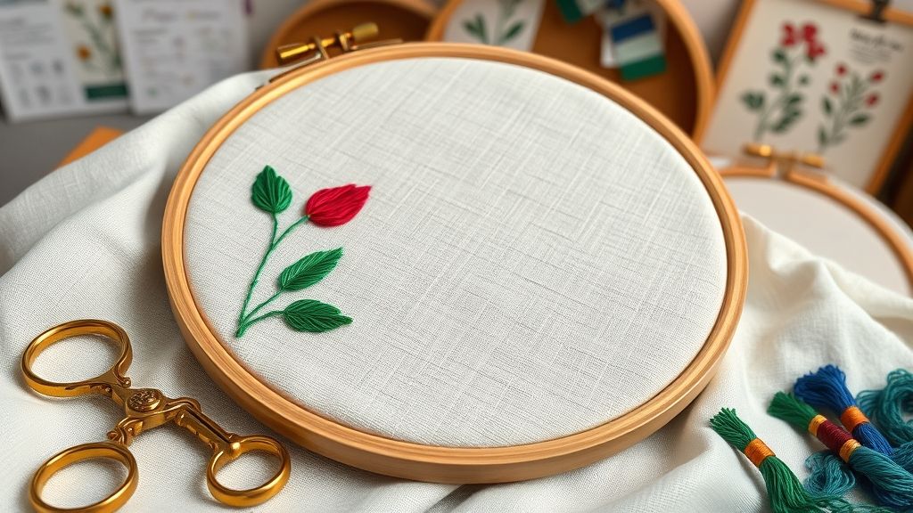 What Are the Best Hoops and Stitches for Large Embroidery Designs?