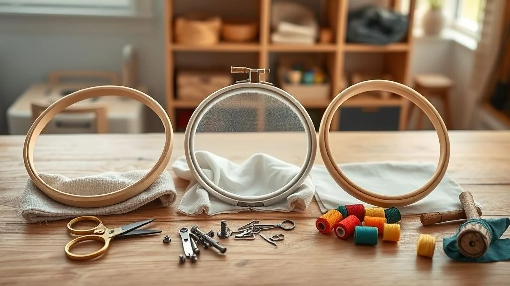 Compare Hoop Materials Step by Step