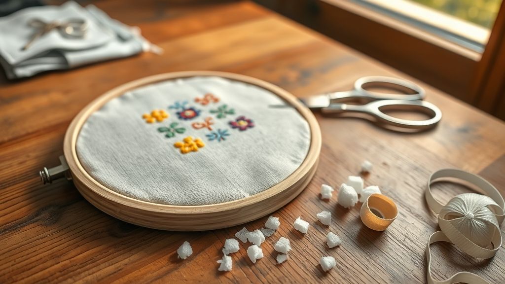 Execute the Stitch and Remove Foam Cleanly