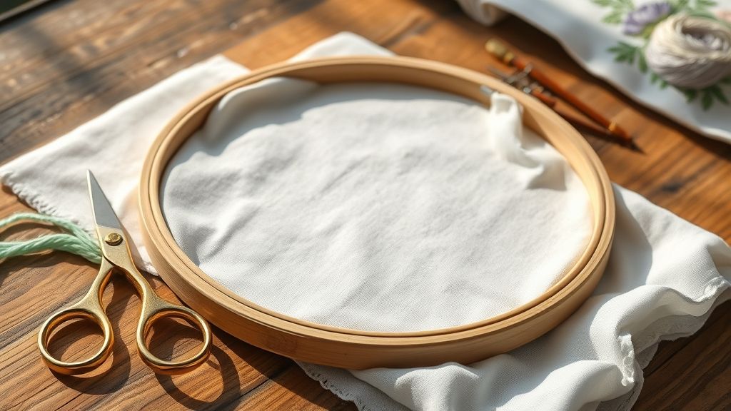 Set Up Your Hoop & Fabric for Perfect Tension