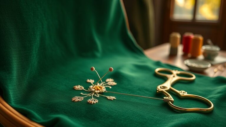 How to Embroider Velvet Without Crushing Pile