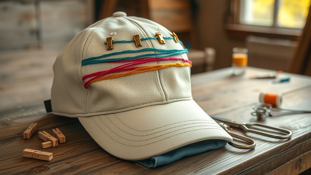 How to Embroider Caps Without a Frame in 6 Hacks
